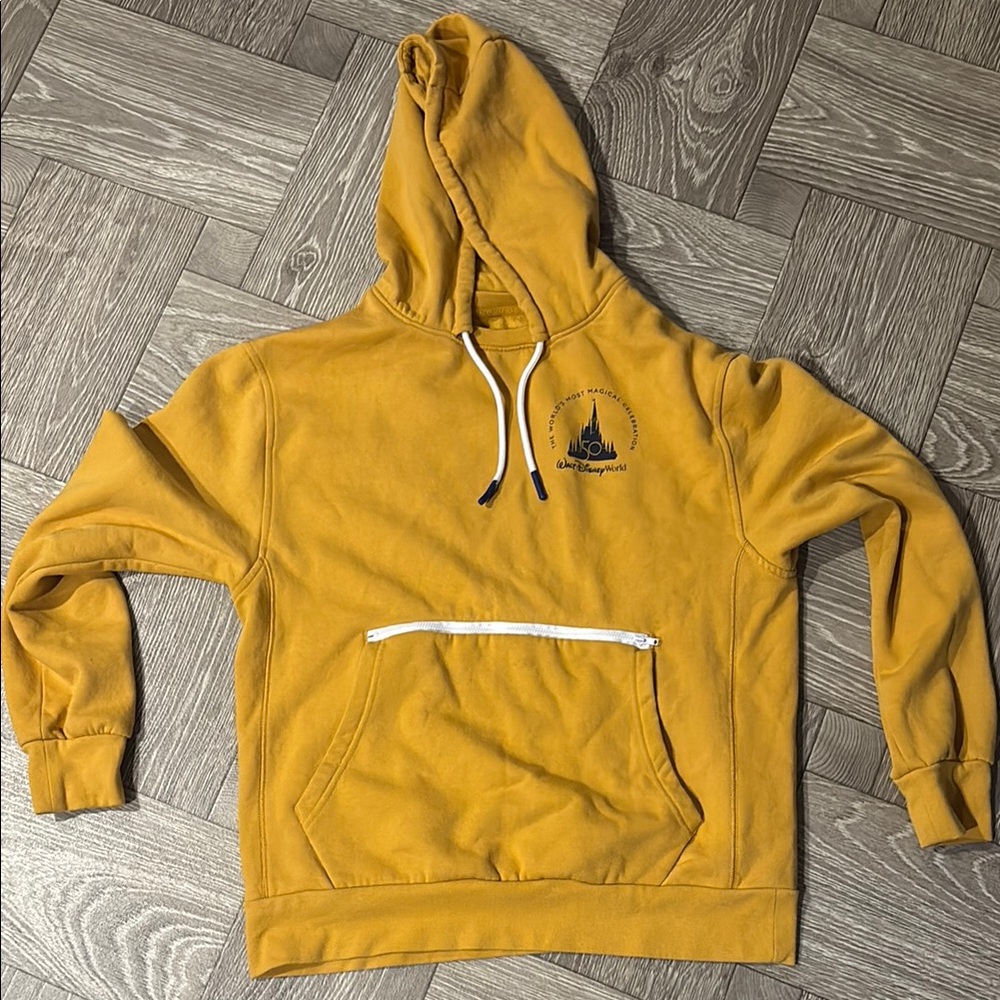 Disney 50th Anniversary- Yellow Hoodie with Front Pocket